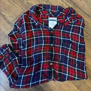 🦅 American Eagle 🦅 Soft “Boyfriend” Flannel